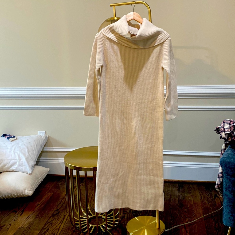 Zara Sweater Dress Cream